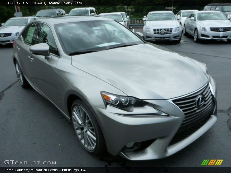 Atomic Silver / Black 2014 Lexus IS 250 AWD