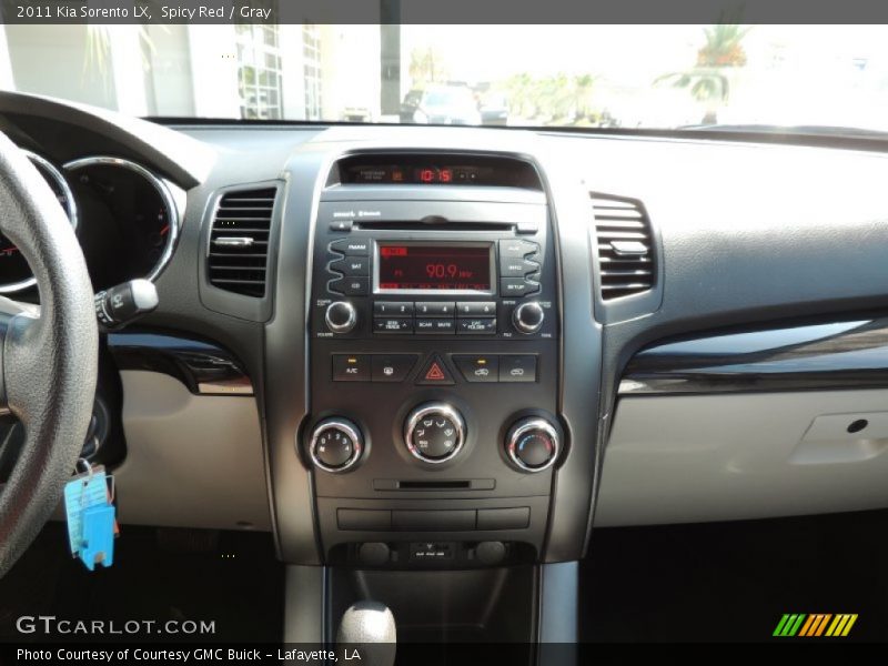 Spicy Red / Gray 2011 Kia Sorento LX