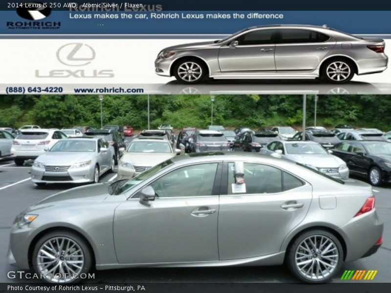 Atomic Silver / Flaxen 2014 Lexus IS 250 AWD