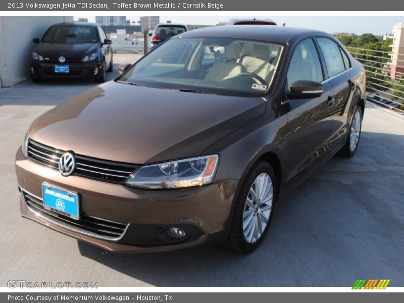 Toffee Brown Metallic / Cornsilk Beige 2013 Volkswagen Jetta TDI Sedan