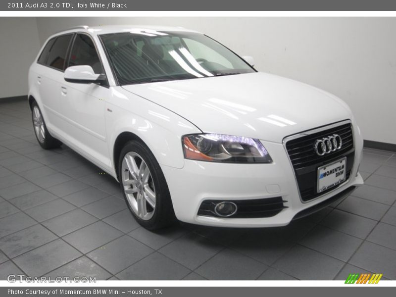Ibis White / Black 2011 Audi A3 2.0 TDI
