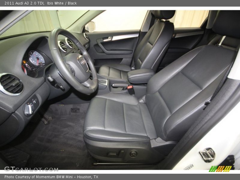 Ibis White / Black 2011 Audi A3 2.0 TDI