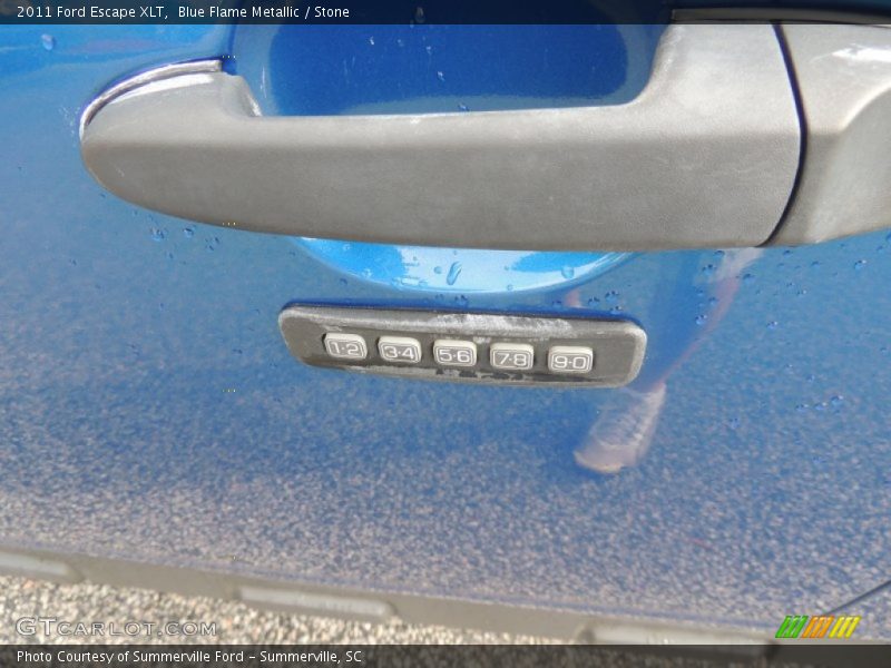 Blue Flame Metallic / Stone 2011 Ford Escape XLT