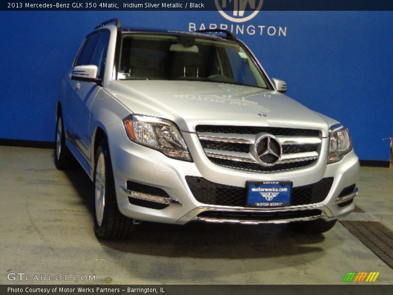 Iridium Silver Metallic / Black 2013 Mercedes-Benz GLK 350 4Matic