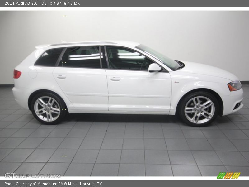 Ibis White / Black 2011 Audi A3 2.0 TDI