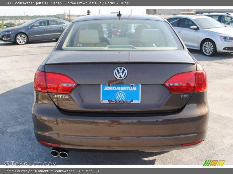 Toffee Brown Metallic / Cornsilk Beige 2013 Volkswagen Jetta TDI Sedan