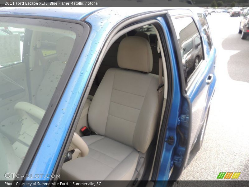 Blue Flame Metallic / Stone 2011 Ford Escape XLT