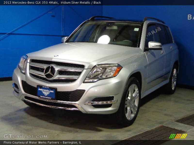 Iridium Silver Metallic / Black 2013 Mercedes-Benz GLK 350 4Matic