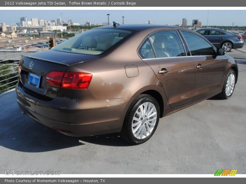 Toffee Brown Metallic / Cornsilk Beige 2013 Volkswagen Jetta TDI Sedan