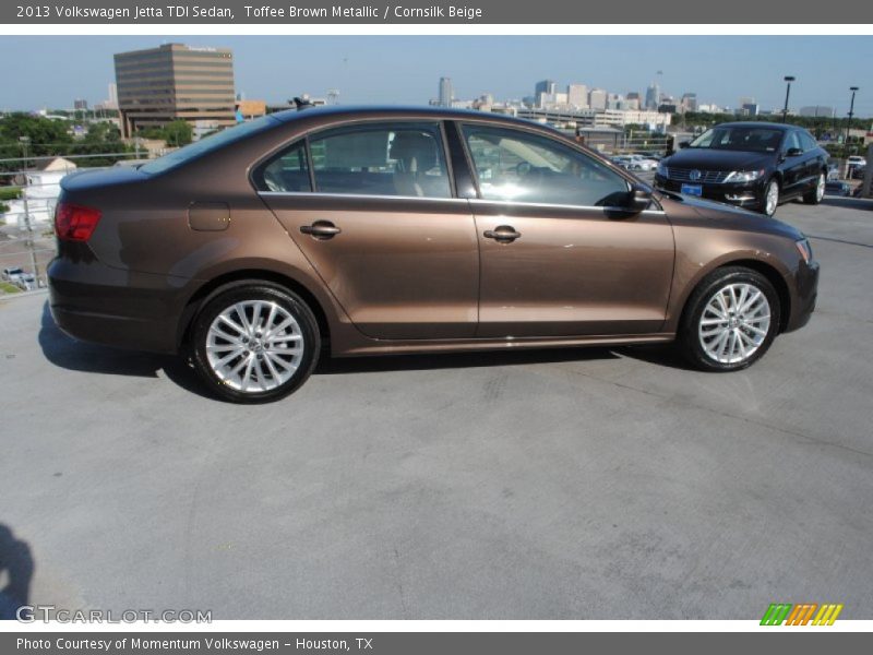 Toffee Brown Metallic / Cornsilk Beige 2013 Volkswagen Jetta TDI Sedan