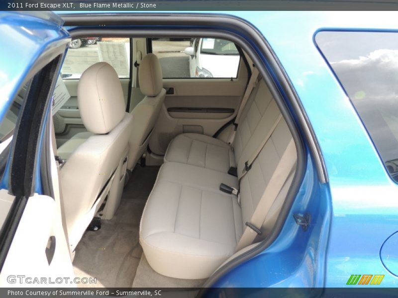 Blue Flame Metallic / Stone 2011 Ford Escape XLT