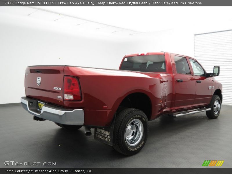 Deep Cherry Red Crystal Pearl / Dark Slate/Medium Graystone 2012 Dodge Ram 3500 HD ST Crew Cab 4x4 Dually