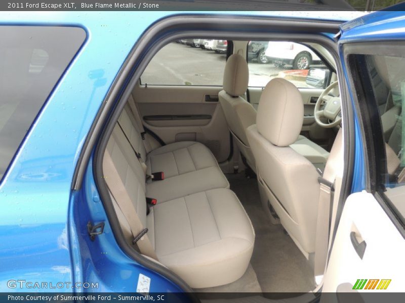 Blue Flame Metallic / Stone 2011 Ford Escape XLT