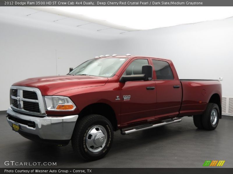 Deep Cherry Red Crystal Pearl / Dark Slate/Medium Graystone 2012 Dodge Ram 3500 HD ST Crew Cab 4x4 Dually