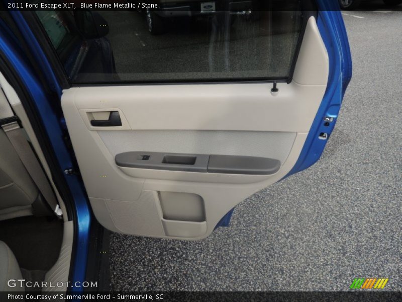 Blue Flame Metallic / Stone 2011 Ford Escape XLT