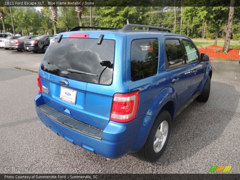 Blue Flame Metallic / Stone 2011 Ford Escape XLT