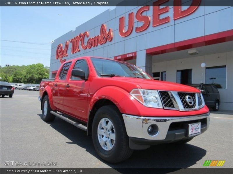 Aztec Red / Graphite 2005 Nissan Frontier Nismo Crew Cab