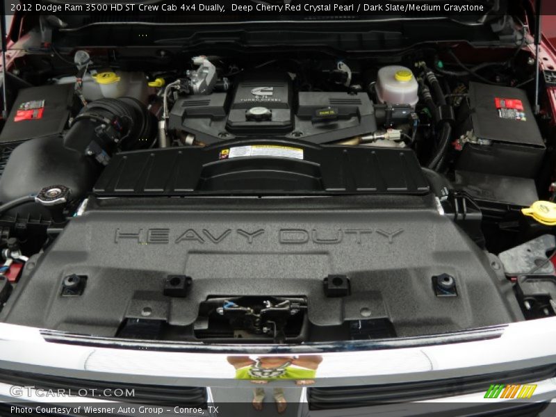  2012 Ram 3500 HD ST Crew Cab 4x4 Dually Engine - 6.7 Liter OHV 24-Valve Cummins VGT Turbo-Diesel Inline 6 Cylinder
