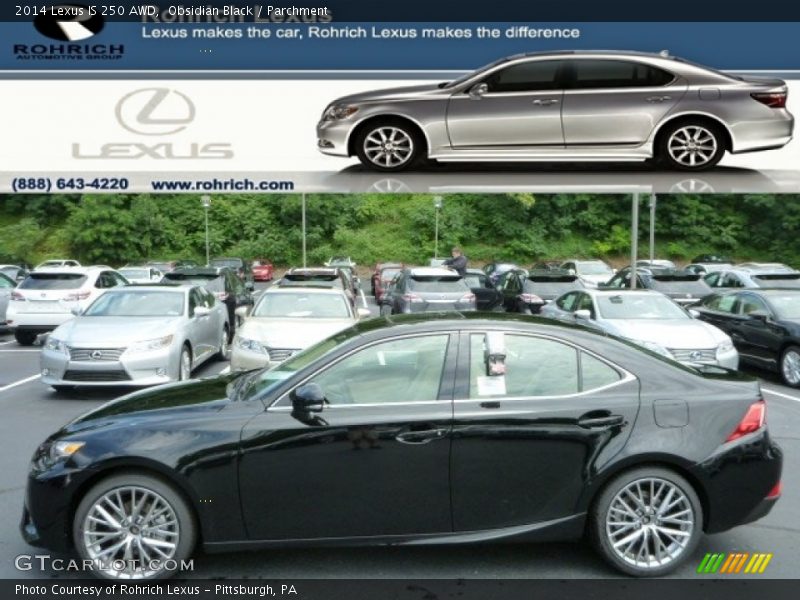 Obsidian Black / Parchment 2014 Lexus IS 250 AWD