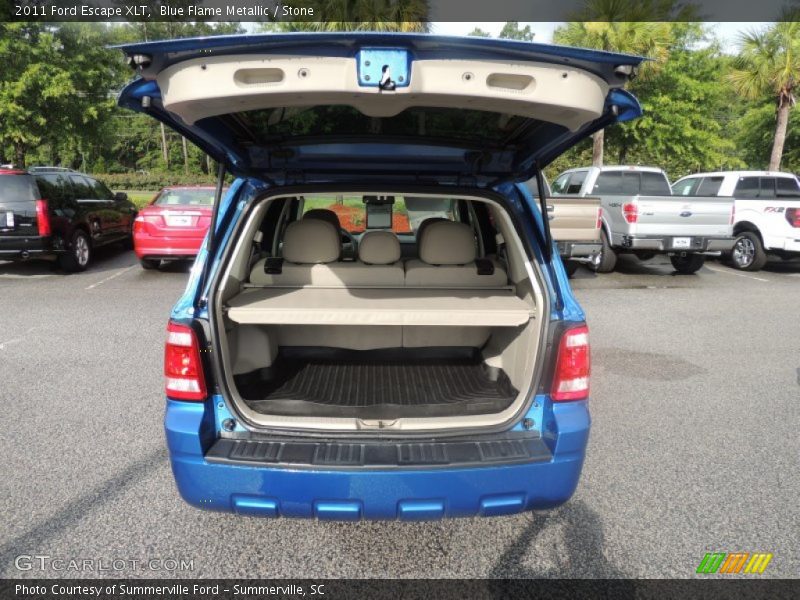 Blue Flame Metallic / Stone 2011 Ford Escape XLT