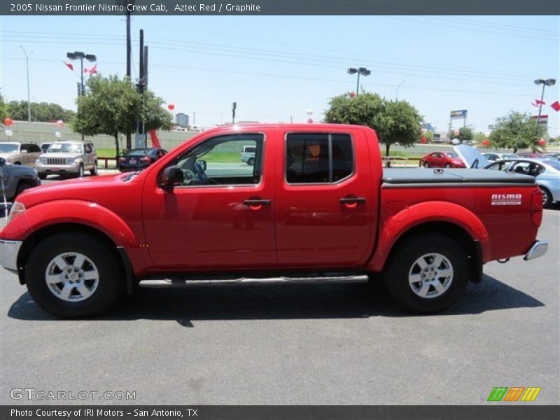 Aztec Red / Graphite 2005 Nissan Frontier Nismo Crew Cab