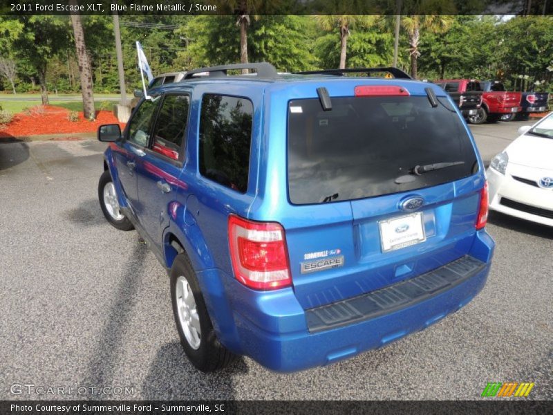 Blue Flame Metallic / Stone 2011 Ford Escape XLT