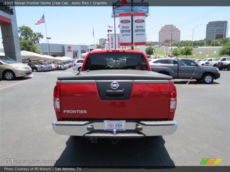 Aztec Red / Graphite 2005 Nissan Frontier Nismo Crew Cab