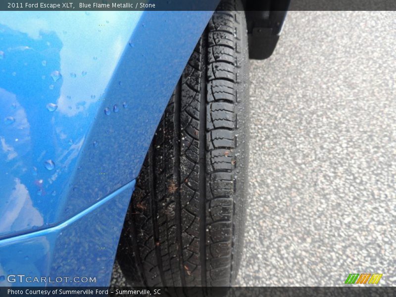 Blue Flame Metallic / Stone 2011 Ford Escape XLT