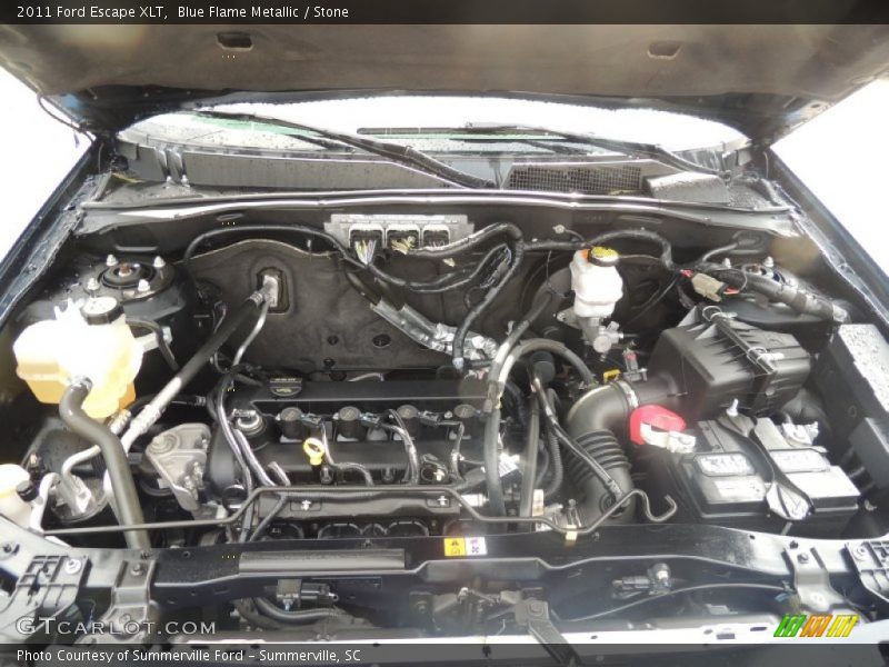 Blue Flame Metallic / Stone 2011 Ford Escape XLT