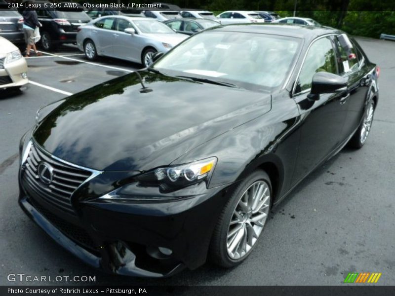 Obsidian Black / Parchment 2014 Lexus IS 250 AWD