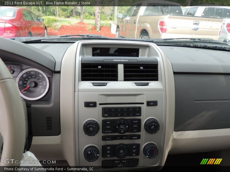 Blue Flame Metallic / Stone 2011 Ford Escape XLT
