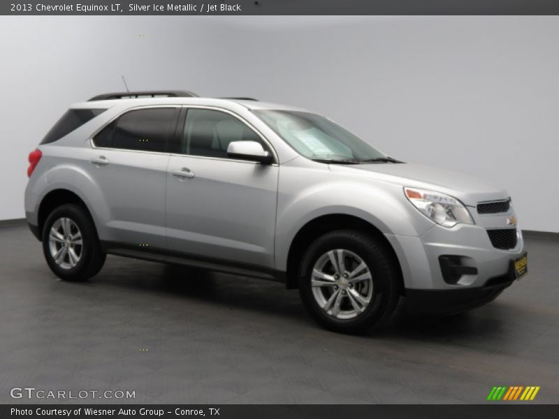 Silver Ice Metallic / Jet Black 2013 Chevrolet Equinox LT