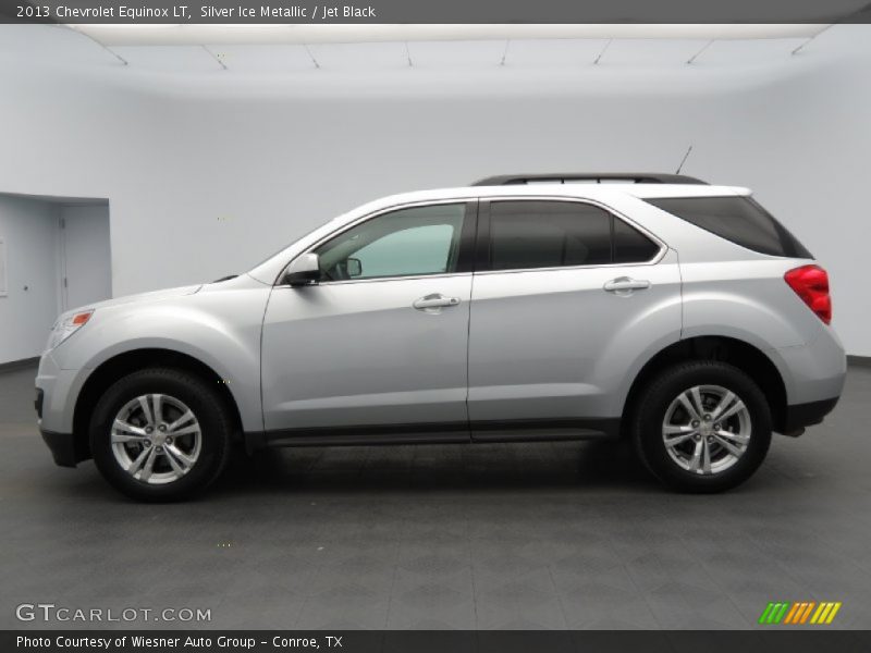 Silver Ice Metallic / Jet Black 2013 Chevrolet Equinox LT
