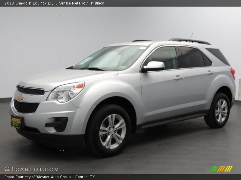 Silver Ice Metallic / Jet Black 2013 Chevrolet Equinox LT
