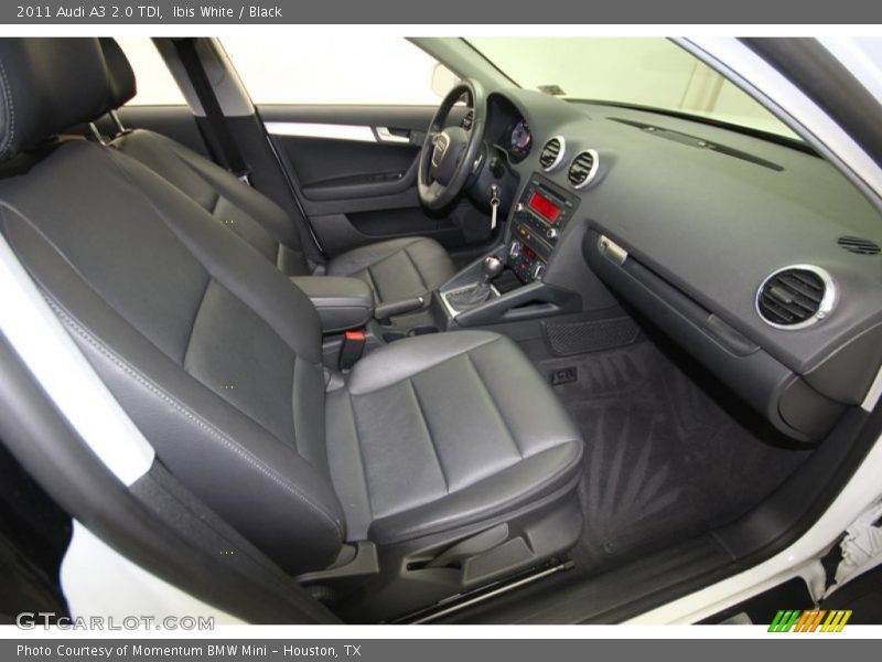 Ibis White / Black 2011 Audi A3 2.0 TDI