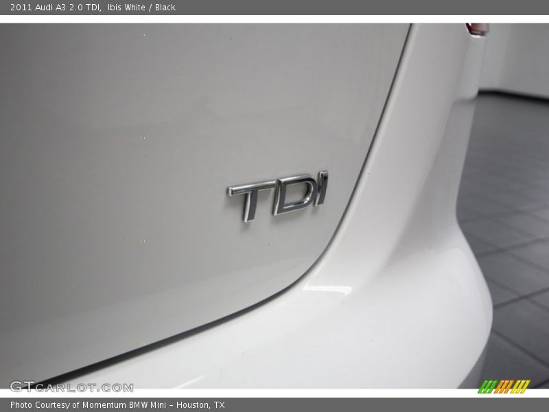 Ibis White / Black 2011 Audi A3 2.0 TDI
