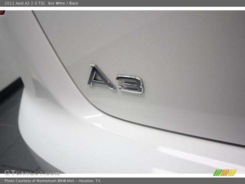 Ibis White / Black 2011 Audi A3 2.0 TDI