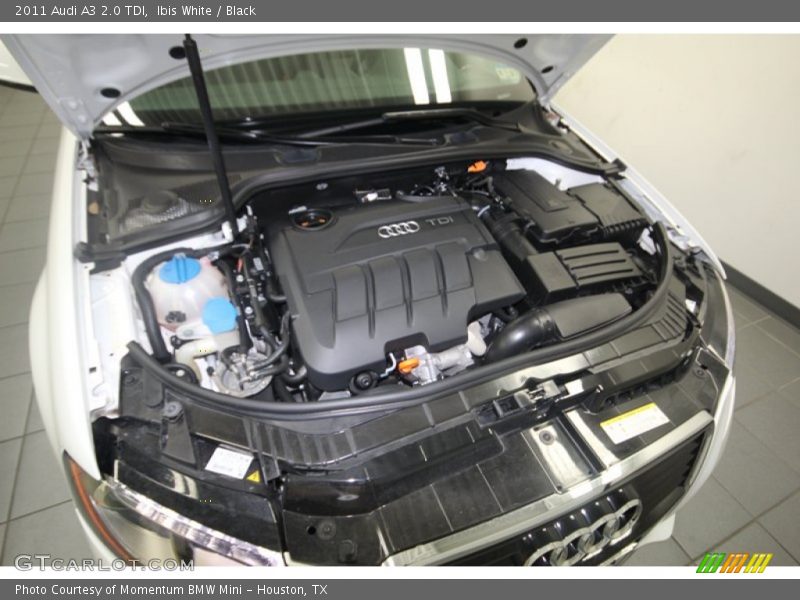 Ibis White / Black 2011 Audi A3 2.0 TDI