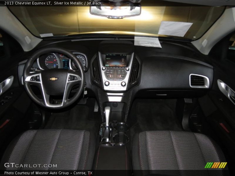 Silver Ice Metallic / Jet Black 2013 Chevrolet Equinox LT