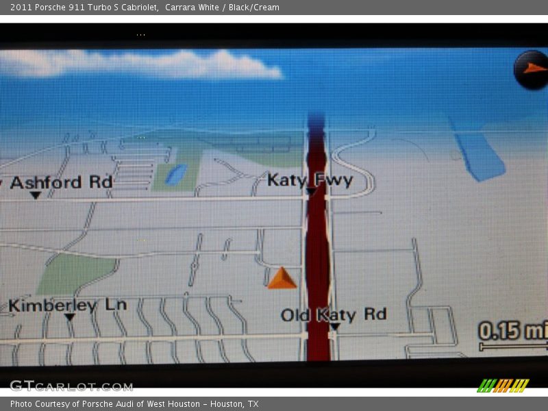 Navigation of 2011 911 Turbo S Cabriolet