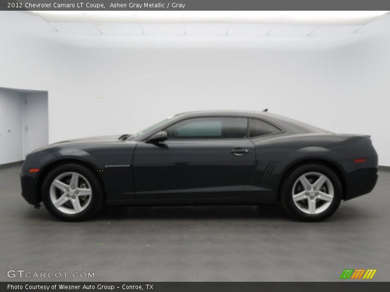 Ashen Gray Metallic / Gray 2012 Chevrolet Camaro LT Coupe