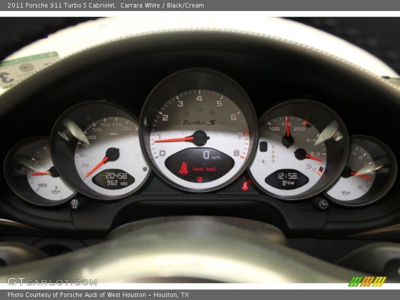  2011 911 Turbo S Cabriolet Turbo S Cabriolet Gauges
