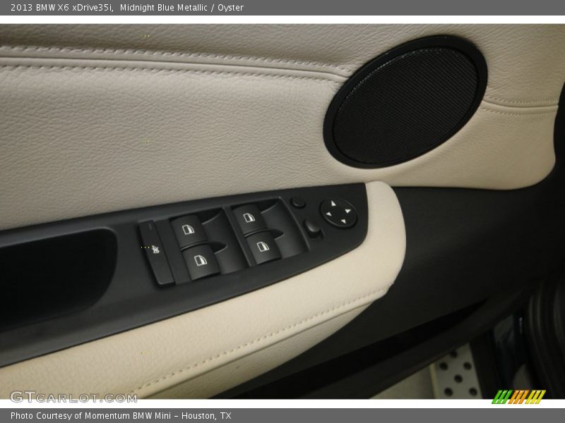 Midnight Blue Metallic / Oyster 2013 BMW X6 xDrive35i