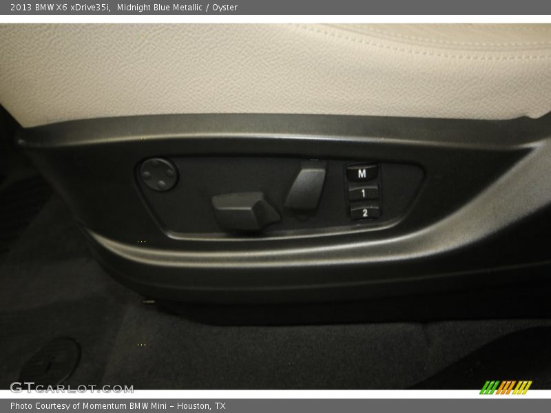 Midnight Blue Metallic / Oyster 2013 BMW X6 xDrive35i