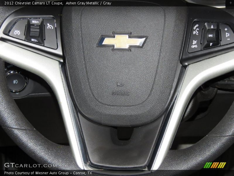 Ashen Gray Metallic / Gray 2012 Chevrolet Camaro LT Coupe