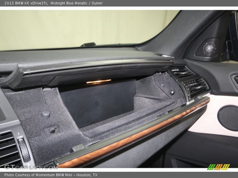 Midnight Blue Metallic / Oyster 2013 BMW X6 xDrive35i