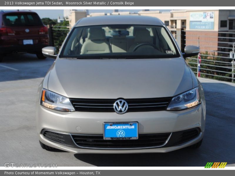 Moonrock Silver Metallic / Cornsilk Beige 2013 Volkswagen Jetta TDI Sedan