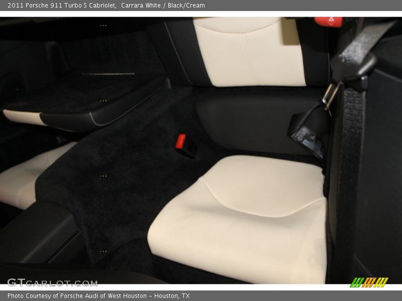 Carrara White / Black/Cream 2011 Porsche 911 Turbo S Cabriolet