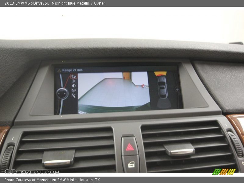 Midnight Blue Metallic / Oyster 2013 BMW X6 xDrive35i