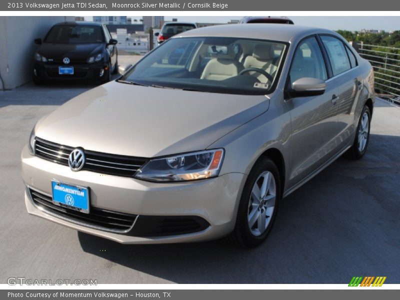 Moonrock Silver Metallic / Cornsilk Beige 2013 Volkswagen Jetta TDI Sedan